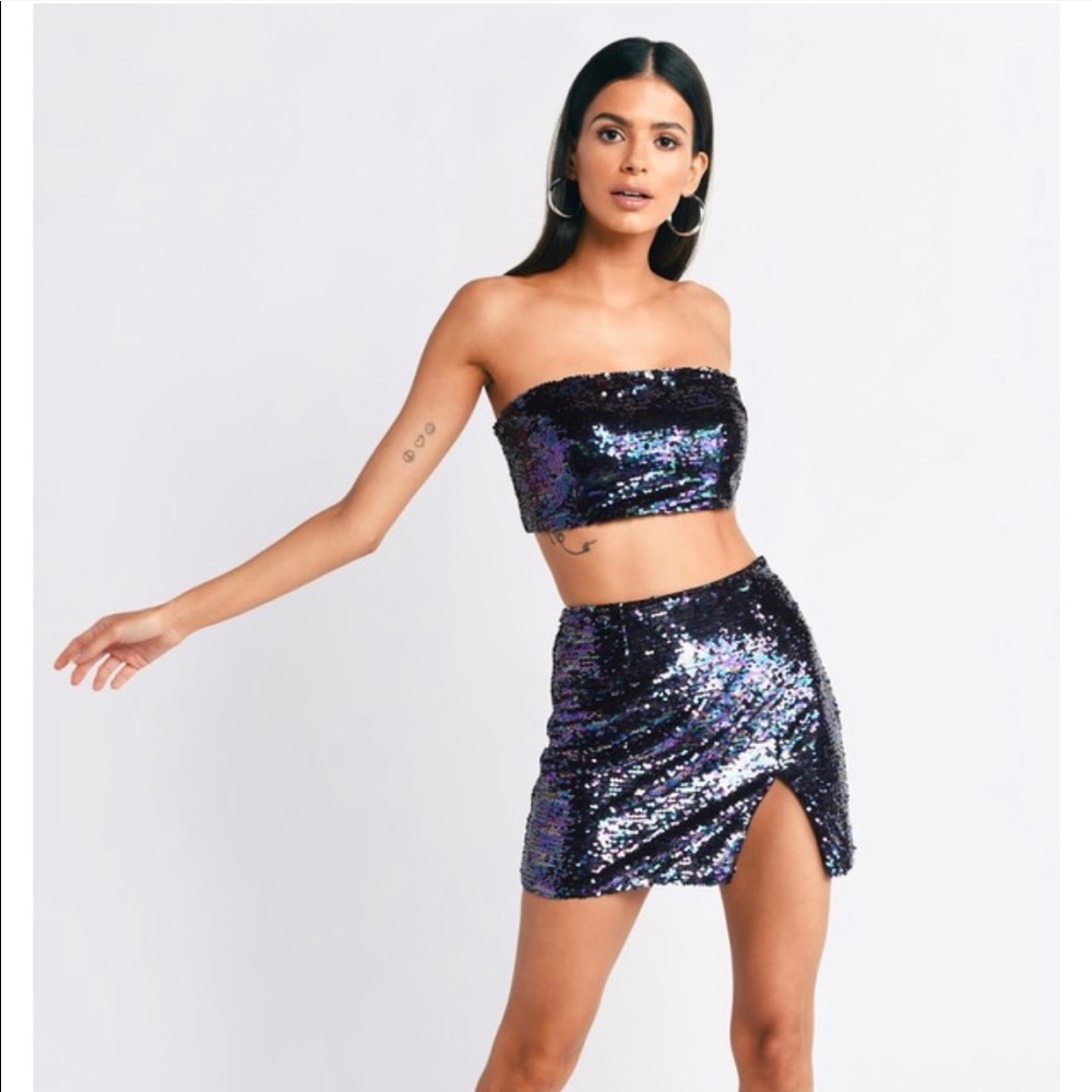 Like New "Everything and More" Sequin Skirt